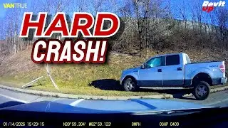BAD WRECK CAUSED BY EXCESSIVE SPEED! Bad Driving, Car Crashes, Close Calls Dashcam Video 869