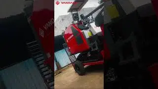 Vandana Track Harvester 120hp First Look  Chhattisgarh ka Harvester