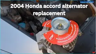2004 Honda accord alternator replacement