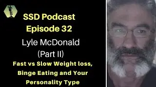 SSD Podcast Ep. 32: Lyle McDonald: (Part II): Over eating, disinhibition , rapid vs slow weight loss