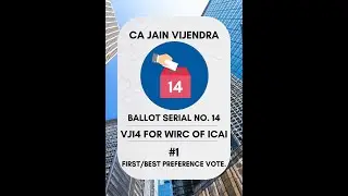 Vote appeal| CA Vinay Bhushan| WIRC Election Dec 2021