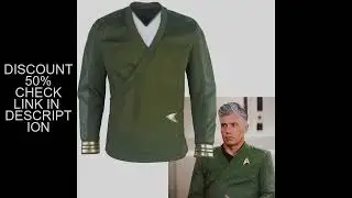 For Strange New Worlds Captain Pike Green Uniforms Starfleet Top Shirts Cosplay Costumes