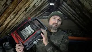 Living in a Winter Survival Shelter - Buddy Heater & Carbon Monoxide