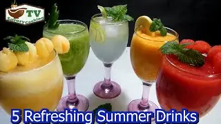 Refreshing & energetic summer drinks in 2 minutes | Savory easy drinks recipe