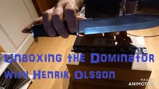 Unboxing the Dominator with drummer Henrik Olsson (bands in description), unboxing and performance.
