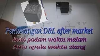 Cara setting Daylight DRL auto padam waktu malam || auto nyala waktu siang || tanpa switch tambahan