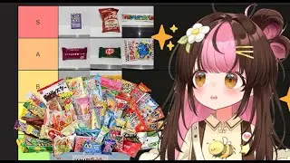 Bee tries Japanese snacks for the first time!! Tier list and hand cam
