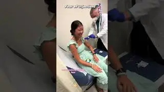 Fear of needles 😨#injectingshot #jumpscare #scream #usa #fails