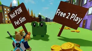 I found a Free 2 Play version of Pet Sim X (Roblox)