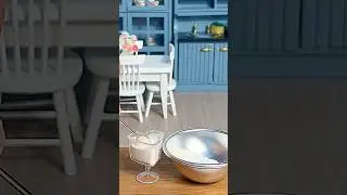 Miniature cake making #asmrcooking #cooking #tinykitchen #miniature #food