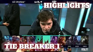 XL vs VIT - Tie Breaker Highlights | Week 8 Day 3 S12 LEC Summer 2022 | Excel vs Vitality W8D3