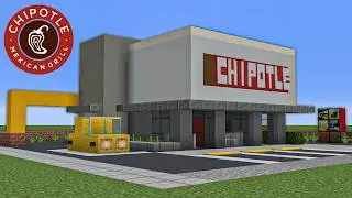 How To Build a Chipotle In Minecraft | Including Interior
