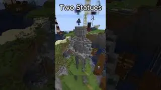 Two Knight Statues #short #shorts #minecraft #minecraftshort #minecraftshorts
