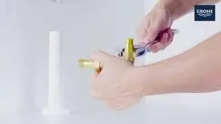 GROHE RED Compact 3-in-1 kokendwaterkraan met mengventiel op koud water aansluiten