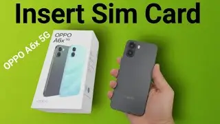 OPPO A6x 5G: Как вставить SIM-карту