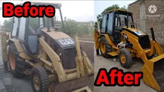 Cat 424B AtoZ restoration before after full video...