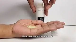 How to use FWBEAUTY Neem purifying cleansing powder & mask