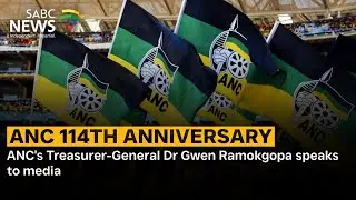 ANC January 8 | ANC's Treasurer-General Dr Gwen Ramokgopa speaks to media