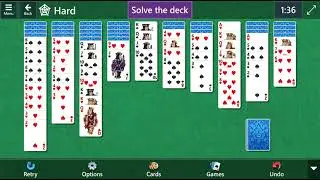 Microsoft Solitaire Collection: Spider - Hard - September 21, 2022