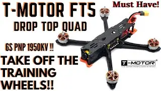 T-Motor FT5 Ready To Fly Drone - First Of It's Kind - Drop Top Quad