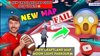Free Fire Max New 2026 Moon Light Parkour Craftland Map Code | New Craftland Map Free Fire Max