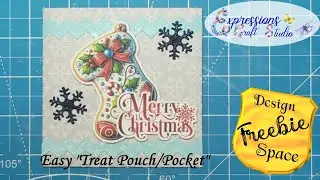 Рождественский держатель для сладостей Design Space FREEBIE