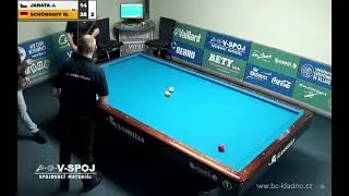 Czech league | 3-cushion | D1 | 12th round | Markus Sch&ouml;nhoff v Jan Janata
