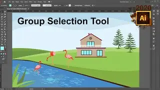 Adobe illustrator 2020 class 12 group selection tool Urdu/Hindi