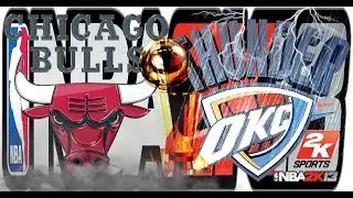 NBA 2K13 Wii U Gameplay - NBA Finals Game 4: Chicago Bulls @ Oklahoma City Thunder