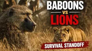 Kenya&rsquo;s Savanna Standoff: How Baboons Outsmart Lions | Real Wildlife Documentary
