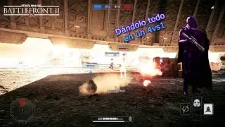 16- My team rage quits out of nowhere | HvsV | Star Wars  Battlefront II 2017