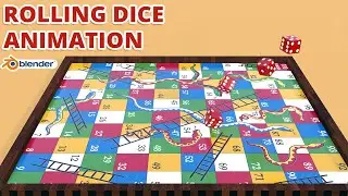 Rolling Dice Animation: Blender Tutorial