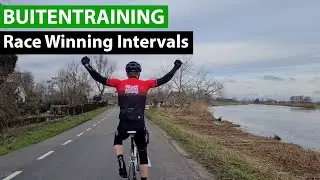 Interval fietstraining voor buiten 'Race Winning Intervals' - WattCycling Buiten