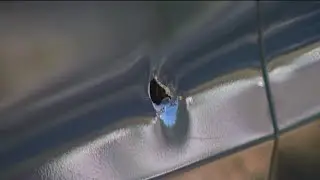 Driver taken to hospital during road rage shooting