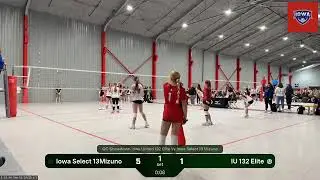 United 132 Elite vs  Iowa Select Mizuno 13, 1/10/2026, pool play, Game #1.