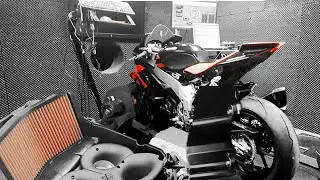 Aprilia RSV4 1100 2021 Gabro Racing Velocity Stack Dyno comparatif avant/après