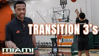 Баскетбольные тренировки Transition 3 с главным тренером Miami Hurricanes Джаем Лукасом
