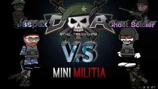 Mini militia 1 Vs 1 with my bro🔥Epic Comeback🔥(READ IN THE DESCRIPTION)