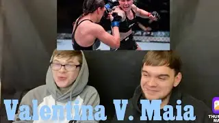 Valentina Schevcheko vs Jennifer Maia Fight Reaction