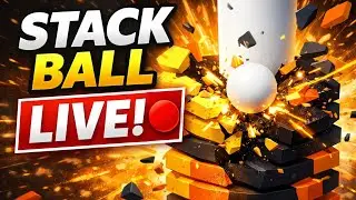 🔴 Stack Ball LIVE | Satisfying Smash Gameplay 😍#StackBallLive