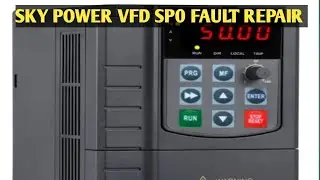 7 HP solar tubewell motor /SP0 VFD FAULT REPAIR /skypower VFD SP0 fault kasy THIK kry