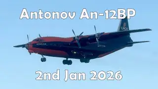 Cavok Air (UR-CKM) :  Antonov An-12BP : Belfast International Airport (BFS) : 2nd January 2026