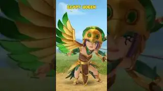 New Egypt Queen skin animation #clashofclans #gaming #preview #townhall16 #cocfun #defense #newqueen