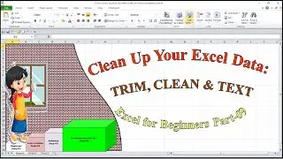 Clean Up Your Excel Data Learn  CLEAN,TRIM, and TEXT Excel for Beginners