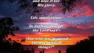 Daily Bible Verse Commentary - Matthew 15:34