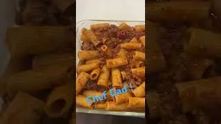 Chef Dad Baked Rigatoni Edition! #chefdad #dadlife #family #fyp