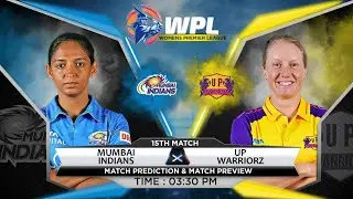 MIW vs UPW WPL 2023 15th Match Prediction| Mumbai Indians vs UP Warriorz Preview #WPL2023prediction