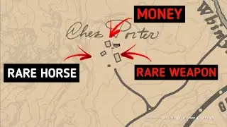 Best Spot To Get A Deadly Weapon, A Beautiful Rare Horse & Money | 3 In 1 - RDR2
