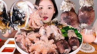 머리 꽉 찬 문어급 쭈꾸미🐙 야들쫄깃 쭈꾸미 숙회 쪽파강회 먹방 Parboiled Webfoot Octopus [eating show] mukbang korean food
