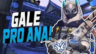 GALE BEST ANA IN THE WORLD! HE'S INSANE! [ OVERWATCH SEASON 8 TOP 500 ]